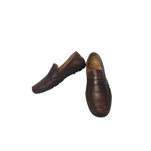 Samuel Hubbard Men Penny Loafers Driving Free Spirit M2111-601 Leather Size 12 main image 16